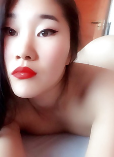  sex pics Hot Asian teen Katana takes a selfie, shorts , amateur  face