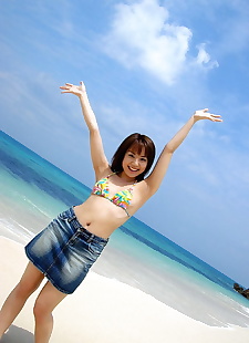 japanese sex pics Japanese teen Chikaho Ito models non, close up , undressing  beach