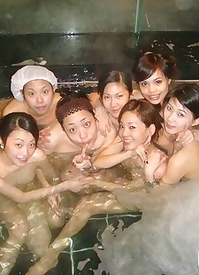 الصينية الجنس الهواة الصينية الصديقات في مثلية bath, milf , orgy 