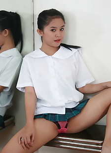  sex pics Barely legal Asian schoolgirl with, amateur , spreading  upskirt